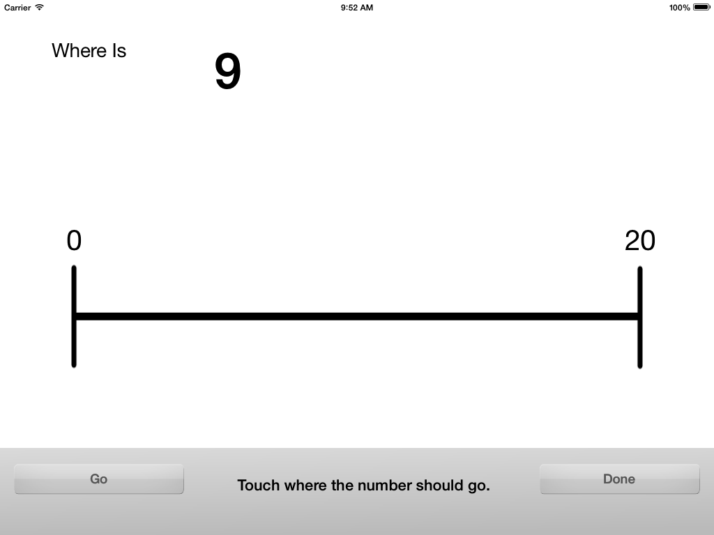 Screenshot of trial presentation